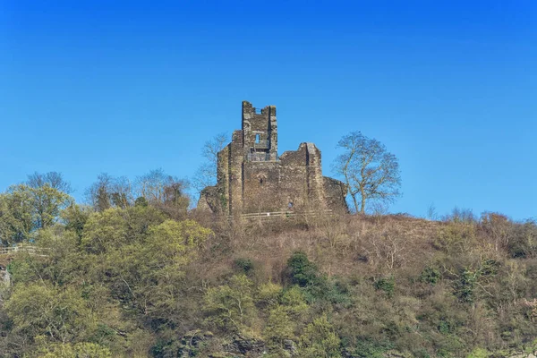 Vieille ruine sur la Moselle — Photo