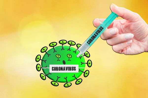 Coronavirus Mikroskobik Görüntüsü Havayollarına Saldıran Bir Patojen Analiz Test Deneyler — Stok fotoğraf