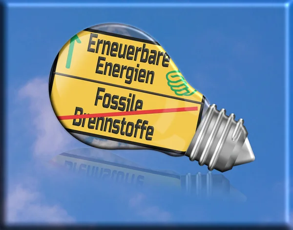 Знак Трафіку Німецькими Словами Захисту Клімату Викидів Co2 Небом Задньому — стокове фото