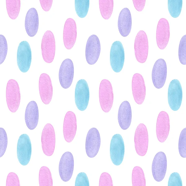 Pinkfarbene Blaue Und Lila Abstrakte Flecken Nahtloses Muster Stilvoller Hintergrund — Stockfoto