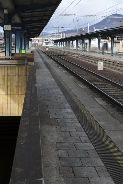 Bahnhof in der Stadt — Stockfoto