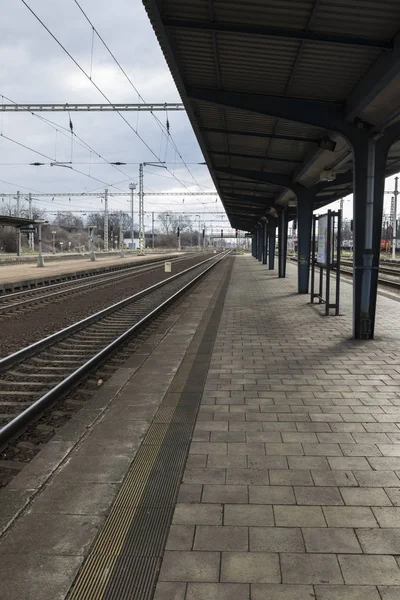 Estación de tren de la ciudad — Foto de Stock