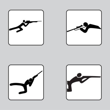 askeri pentatlon çekim simgeleri