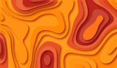 Kağıt kesme arka plan. Gerçekçi 3d katmanlı pürüzsüz nesneler. Marka için soyut şekillerle reklam tasarım. Modern arka plan için kapakları, davetiyeler, poster, afiş, el ilanları, posterlerini açmaları.