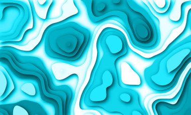 Kağıt kesme arka plan. Gerçekçi 3d katmanlı pürüzsüz nesneler. Marka için soyut şekillerle reklam tasarım. Modern arka plan için kapakları, davetiyeler, poster, afiş, el ilanları, posterlerini açmaları.