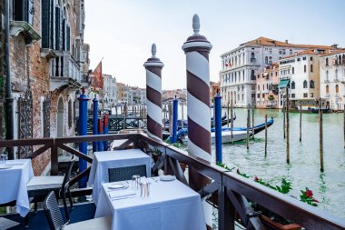 Güzel Venedik caddesi yaz günü, İtalya Venedik