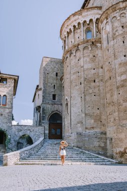 Anagni 'de manzara, Frosinone ili, Lazio, orta İtalya