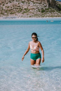 Balos Beach Cret Yunanistan, Balos plajı Yunanistan 'ın en güzel plajlarından biri. 