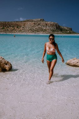 Balos Beach Cret Yunanistan, Balos plajı Yunanistan 'ın en güzel plajlarından biri. 