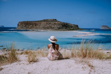 Balos Beach Cret Yunanistan, Balos plajı Yunanistan 'ın en güzel plajlarından biri. 
