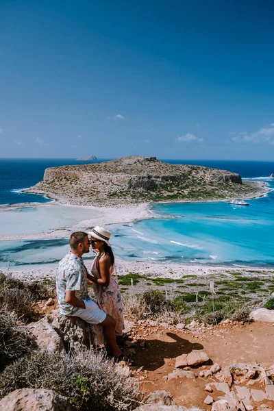 Balos Beach Kreta Griechenland, Balos Beach ist einer der schönsten Strände Griechenlands auf der griechischen Insel — Stockfoto