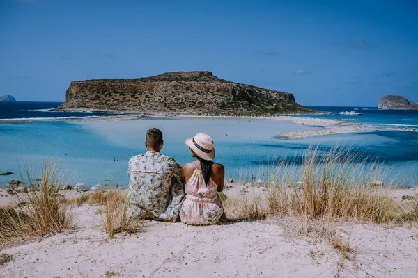 Balos Beach Kreta Griechenland, Balos Beach ist einer der schönsten Strände Griechenlands auf der griechischen Insel — Stockfoto