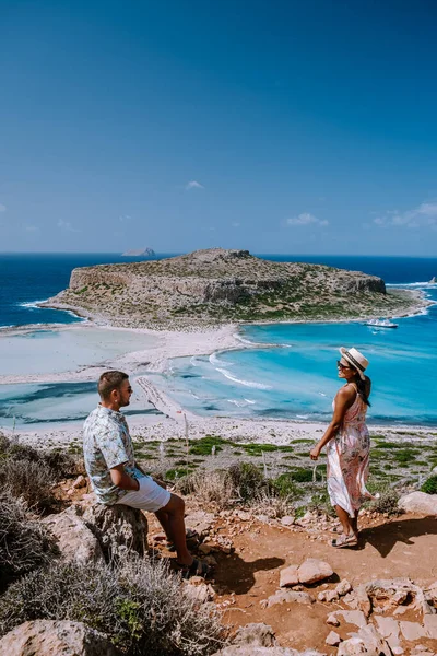 Balos Beach Kreta Griechenland, Balos Beach ist einer der schönsten Strände Griechenlands auf der griechischen Insel — Stockfoto