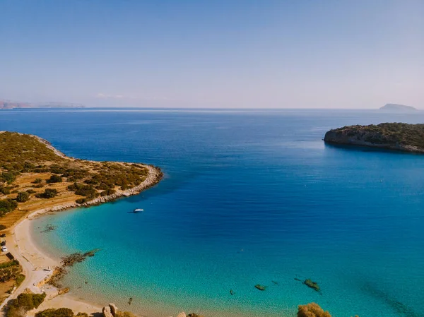 Playa tropical de Voulisma, Istron, Creta, Grecia —  Fotos de Stock