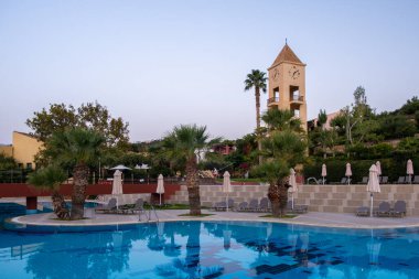 Girit Yunanistan ve Candia park köyü Girit 'te lüks bir tatil köyü