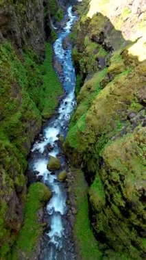 Mulagljufur Kanyonu 'nun çarpıcı manzarasına dalmak, yemyeşil yosun, engebeli uçurumlar ve canlı bir nehir. İzlandalılar arasında doğa sanatının eşsiz jeolojik oluşumları sergilenmektedir..