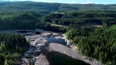 Yoğun ormanlar, sakin sular ve çarpıcı kaya oluşumlarıyla Norveç 'in el değmemiş vahşi doğasının nefes kesici güzelliğini keşfedin. Macera arayan doğa aşıkları için mükemmel..