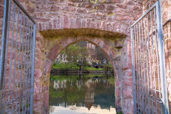 Aussicht Auf Die Stadt Wertheim Main — Stockfoto