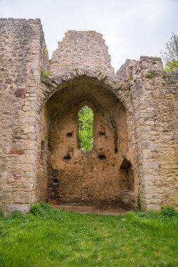 Almanya Bavyera bir kale kalıntıları