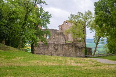 Almanya Bavyera bir kale kalıntıları