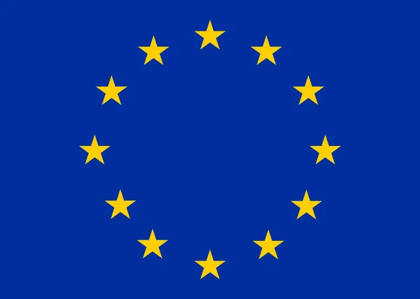 Vektor Europafahne Politischer Hintergrund Vektorillustration — Stockvektor