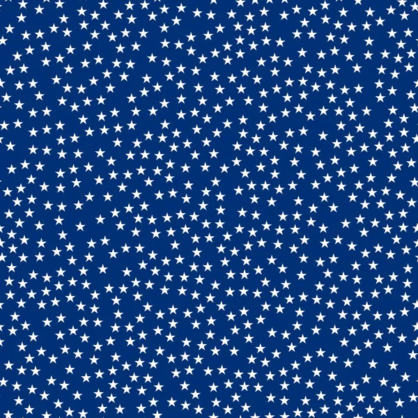 米国のシームレスなパターン 星の背景 ベクトル図 — ストックベクタ