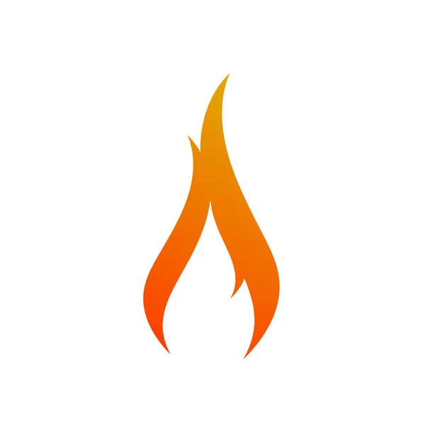 Fire Logo Sign Icon Eps10 Vector Illustration — Stock Vector