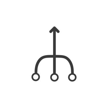 Konsolidasyon simgesini işaret. Vektör eps10 çizim. simgeler