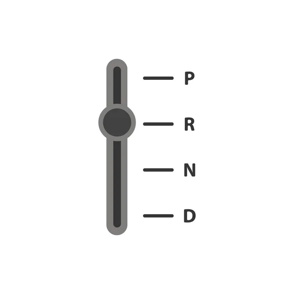 Gear Shifter Pictogram Teken Vectorillustratie Eps10 — Stockvector