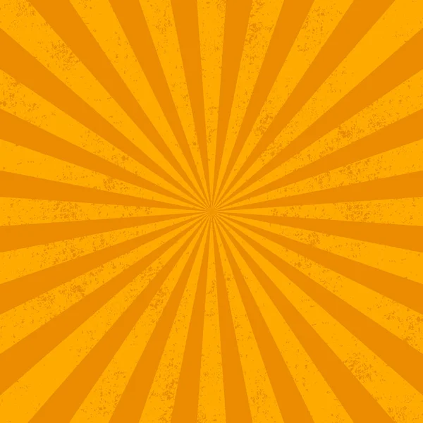 Orange Rays Bqackground Grunge Effect Vector Eps10 — Stock Vector