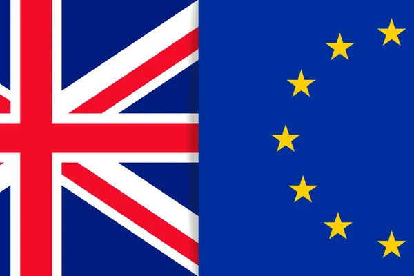 Europa Und Das Vereinigte Königreich Politische Situation Europa — Stockvektor