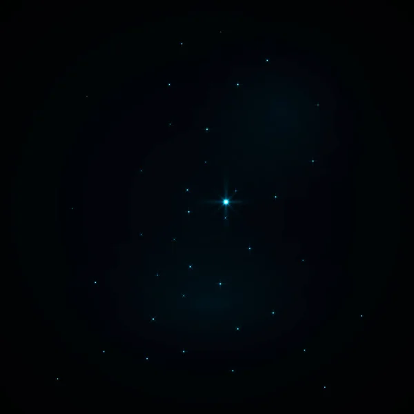 Nachthimmel Mit Sternen Vektor Eps10 — Stockvektor
