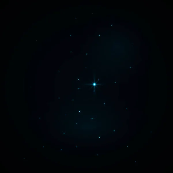 Cielo Navidad Con Estrellas Vector Eps10 — Vector de stock