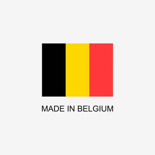 国旗とベルギーの記号は — ストックベクタ