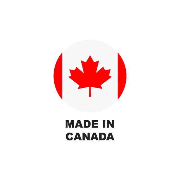 Kanadzie Znak Flaga Narodowa — Wektor stockowy