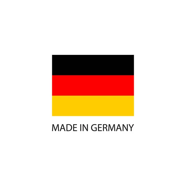 Niemczech Znak Flaga Narodowa — Wektor stockowy