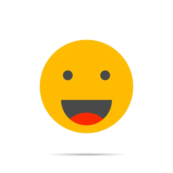Glimlach gezicht pictogram — Stockvector