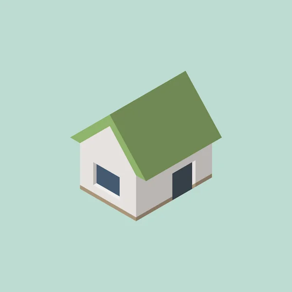 Isometric home house icon. Vector eps10 — Stock Vector