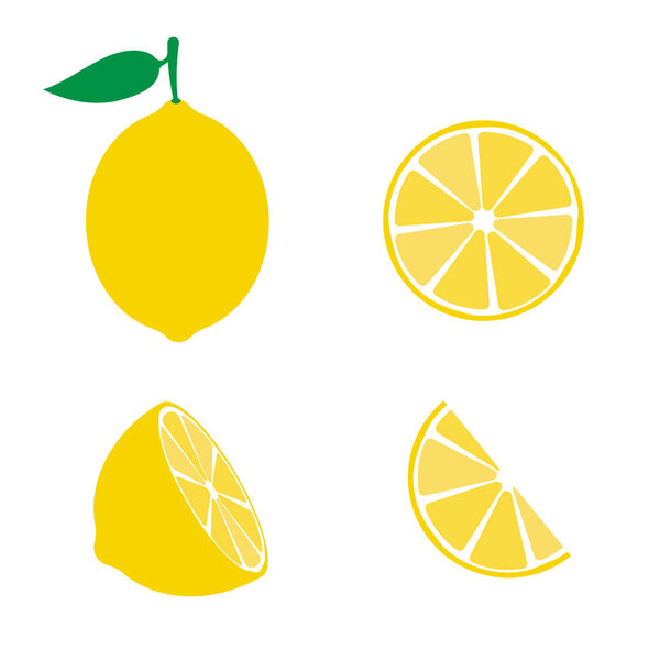 Символы лимонных фруктов
