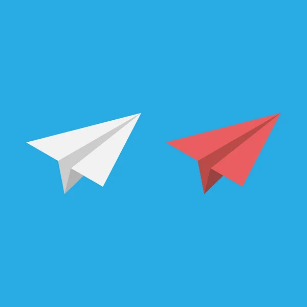 Paper plane icon isometric style — Stock Vector