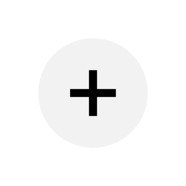 Artı işareti sembolü basit tasarım
