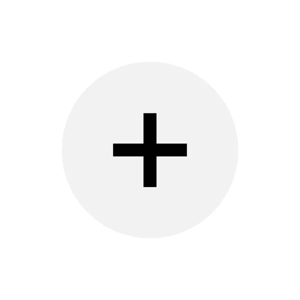 Plus-Zeichen-Symbol einfaches Design — Stockvektor