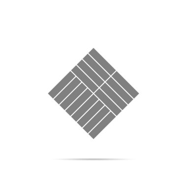 Gölgeli parke simgesi simgesi