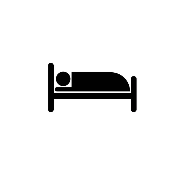 Signo de icono de cama. Vector eps10 — Vector de stock