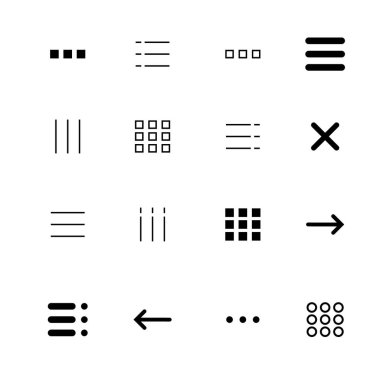 Menü ve ui simgeleri ayarlandı