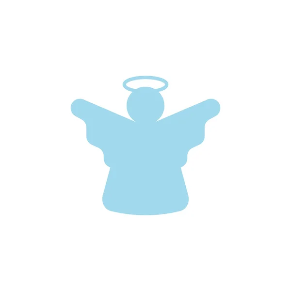 Angel icon op witte achtergrond — Stockvector