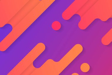 Soyut yuvarlak çizgi şekilleri degrade arka plan