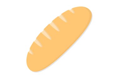 Ekmek simgeleri düz stil. Vektör Eps10