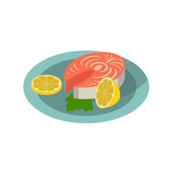 Isometric healthy food icon.Vector illustration isolated on white background. — Stock Vector