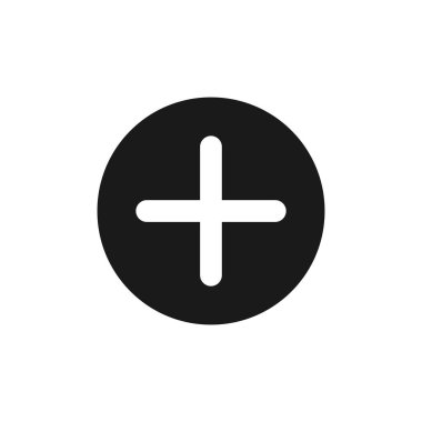 Artı işareti. Tıbbi Artı simge konsepti. Vektör çizimi. Düz tasarım biçimi